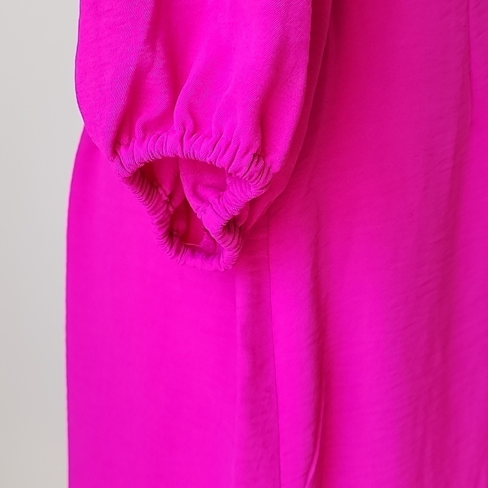 DKNY - Stunning Vibrant Magenta Dress​​​​​​​​​ - Picture 5 of 16